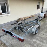 Carrello rimorchio basculante da 400 kg per barche
