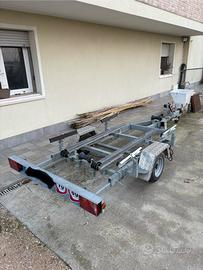 Carrello rimorchio basculante da 400 kg per barche