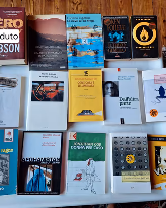 Lotto 35 Libri Narrativa Gialli e Saggi