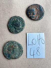 Lotto 48 Monete autentiche Antica Roma Roman Coins