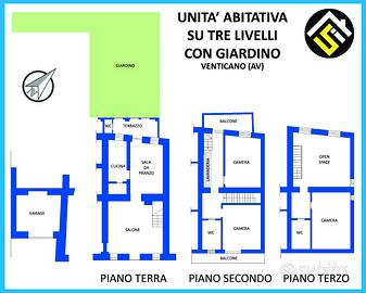 Splendida bifamiliare con giardino