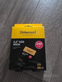 SSD 2.5" Intenso 240gb HIGH nuovo sata 3