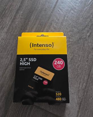 SSD 2.5" Intenso 240gb HIGH nuovo sata 3