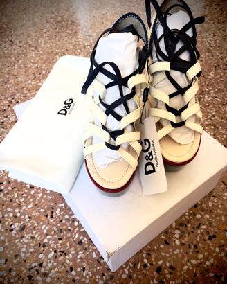 Sandalo con plateau D&G - Dolce & Gabbana