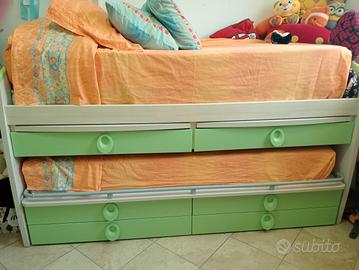 Letto a castello a scomparsa 