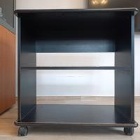 mobile nero porta TV con ruote 76x43 x altezza 77