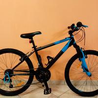 Mtb 24" rockrider ammortizzata 18V 