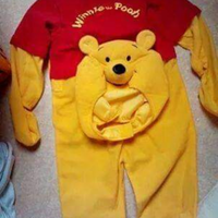 Costume carnevale 9-12 mesi Winnie the Poo