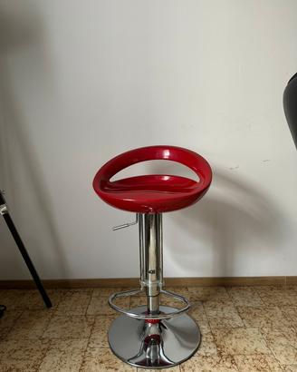 Sgabello rosso