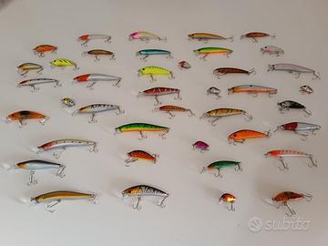 40 esche artificiali pesca nuove lago fiume mare