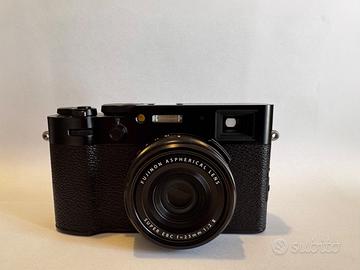 Fujifilm X100VI nera – COME NUOVA + grip metallic