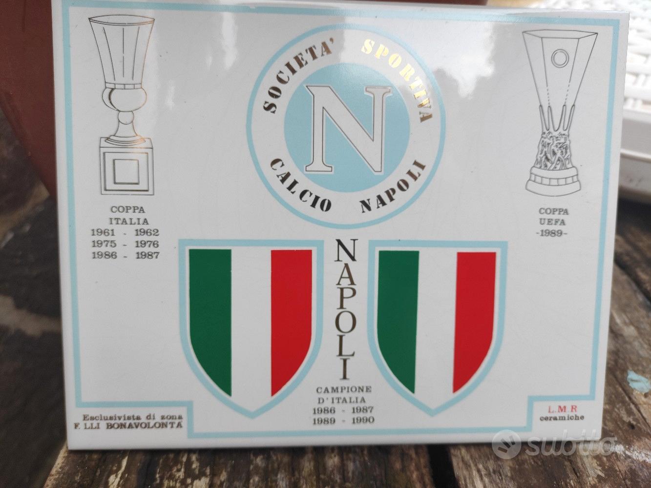 Gadget Piastrella Napoli Calcio - Collezionismo In vendita a Frosinone