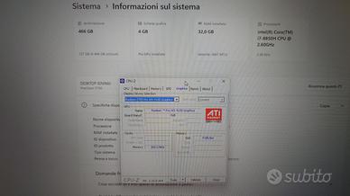 NOTEBOOK DISPLAY 17,3" CPU i7 RAM 32 SK.VIDEO 4GB
