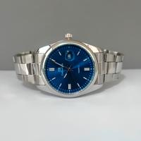 Orologio Uomo cassa in acciaio 40mm quadrante blu