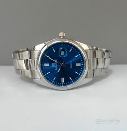 Orologio Uomo cassa in acciaio 40mm quadrante blu