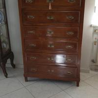 Cassettone vintage anni 5060 in legno stile classi