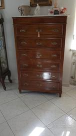 Cassettone vintage anni 5060 in legno stile classi