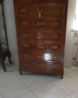Cassettone vintage anni 5060 in legno stile classi