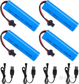 4 Batterie 3.7V 1200mAh DE45 DE42 + USB