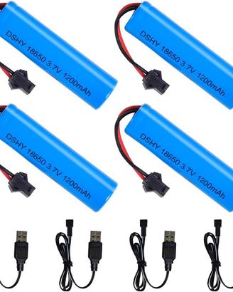 4 Batterie 3.7V 1200mAh DE45 DE42 + USB