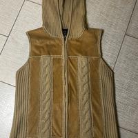 Gilet scamosciato in lana
