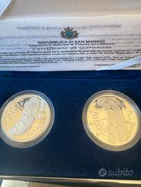 Dittico Argento San Marino 2001 Argento