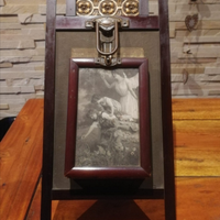 Antico album fotografico portafoto