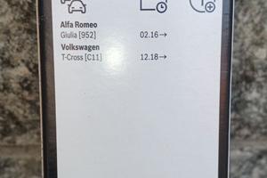 Tergicristalli per Giulia e T Cross