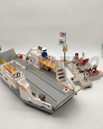 PLAYMOBIL TRAGHETTO 5127 CAT FERRY WITH PIER