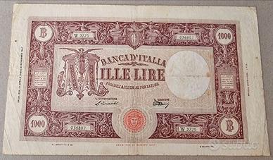 RARA MILLE 1000 LIRE GRANDE M BARBETTI 14/04/1948