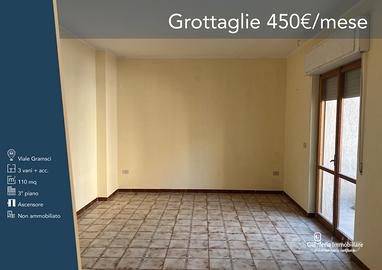 Trilocale + acc. al 1° piano, ascensore