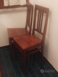 seggiole in legno
