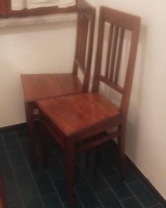 seggiole in legno