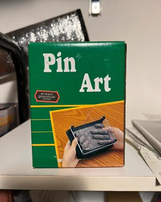 Pin art gioco di rilievo con chiodini
