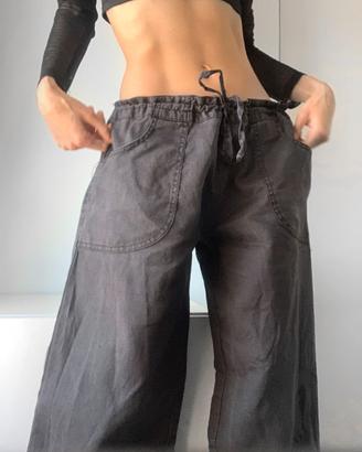 pantaloni larghi unisex denim M