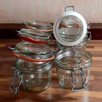 VASI IN VETRO CON CHIUSURA ERMETICA TAPPO MECCANIC