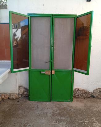 Porta in ferro 2 ante