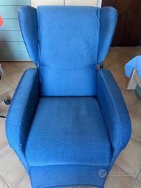 Poltrona relax reclinabile alzapersona