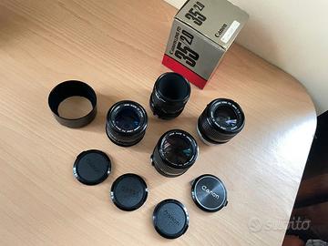 CANON FD 35/50/55Macro/85mm