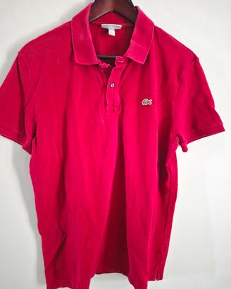 Polo Lacoste bordeaux 