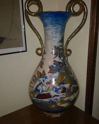 VASO SANTARELLI LUSTRO CERAMICA GUALDO GUBBIO