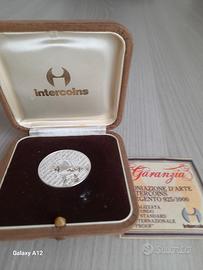 moneta in argento commemorativa Spagna 1982