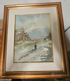 Dipinto olio su tela, di Danti Alvaro 