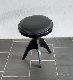 Sgabello per pianoforte colore nero