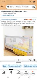 sponda letto