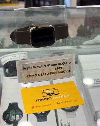 Apple Watch 9 41mm ACCIAIO - PROMO