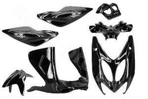 KIT CARENE MBK NITRO YAMAHA AEROX NERO OPACO 97>12