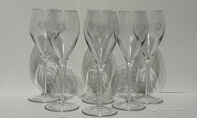 bicchieri montelvini vintage set da 6 pezzi