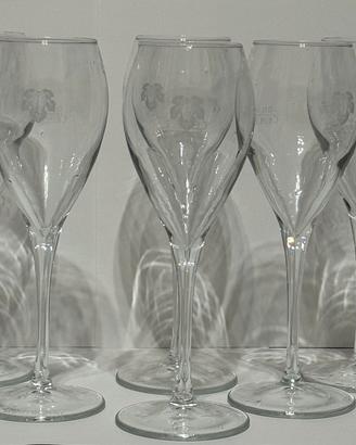bicchieri montelvini vintage set da 6 pezzi