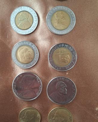Lotto 11 Monete Vaticano 